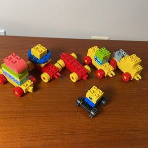 LEGO Duplo Train Cars Lot bases Car parts authentic